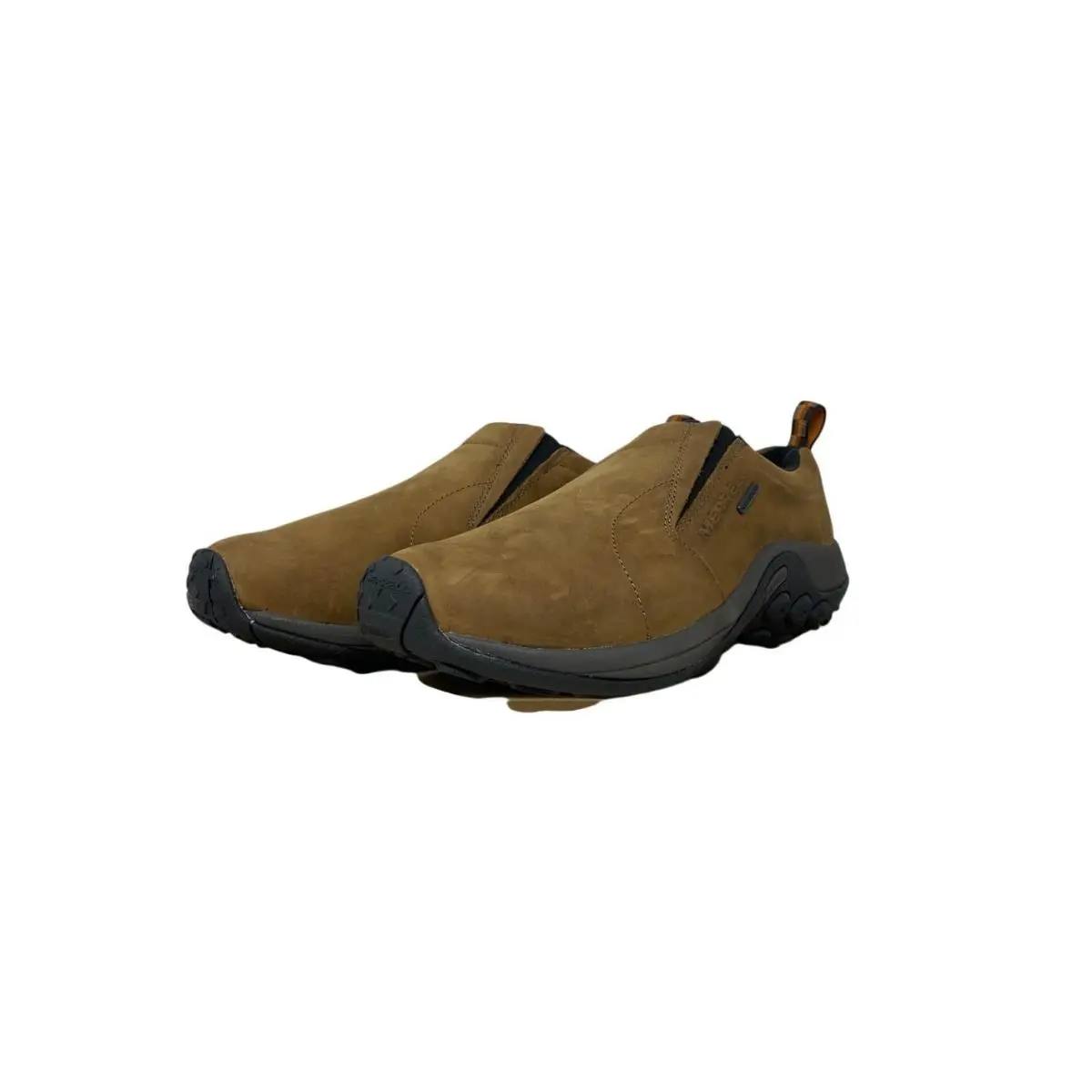 Merrell Jungle Moc Nubuck Waterproof Brown Slip ON Shoes Men’s Size 11W