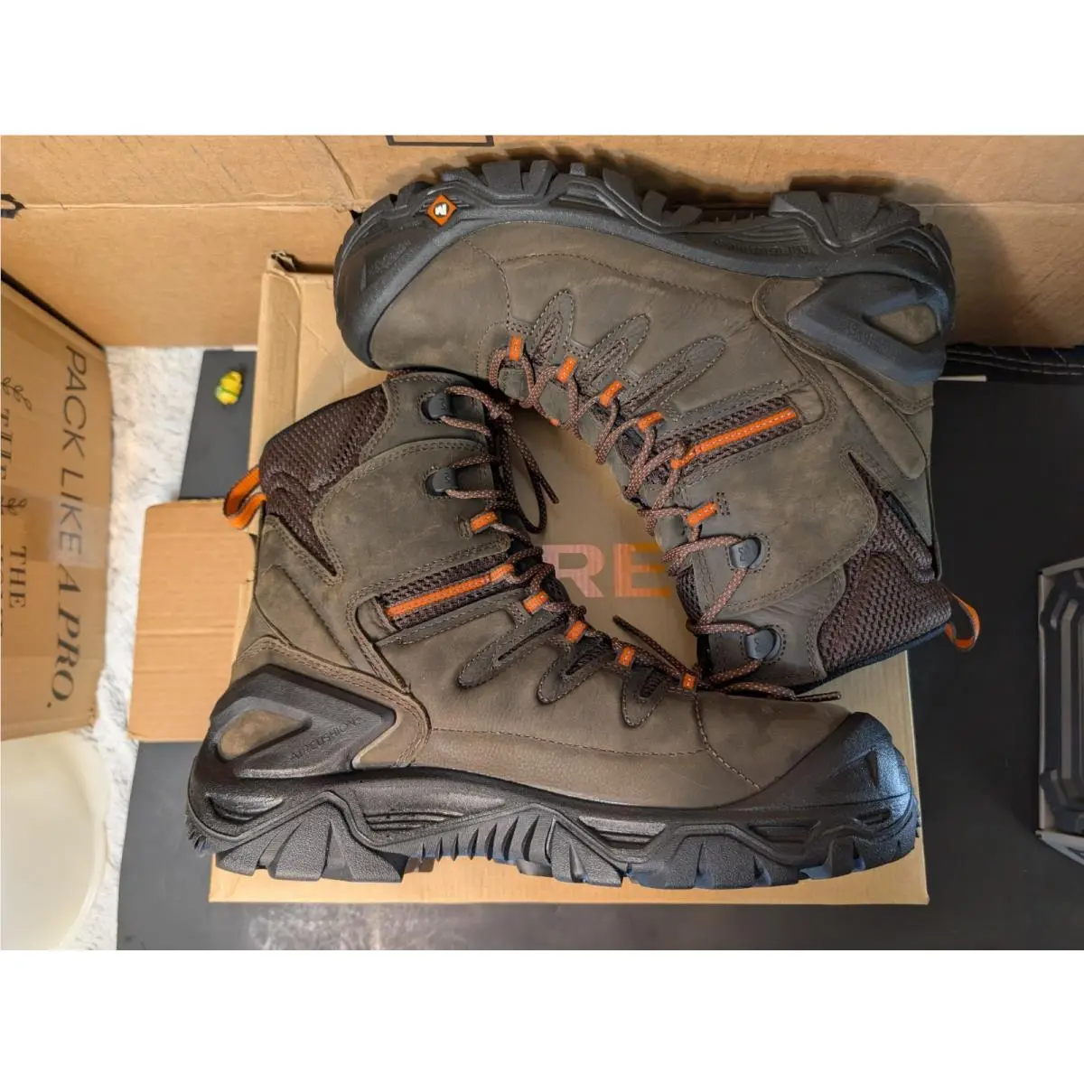 Merrell shoes - Merrell Strongfield Composite Toe - Strongfield Composite Toe - J099527 - Espresso 10
