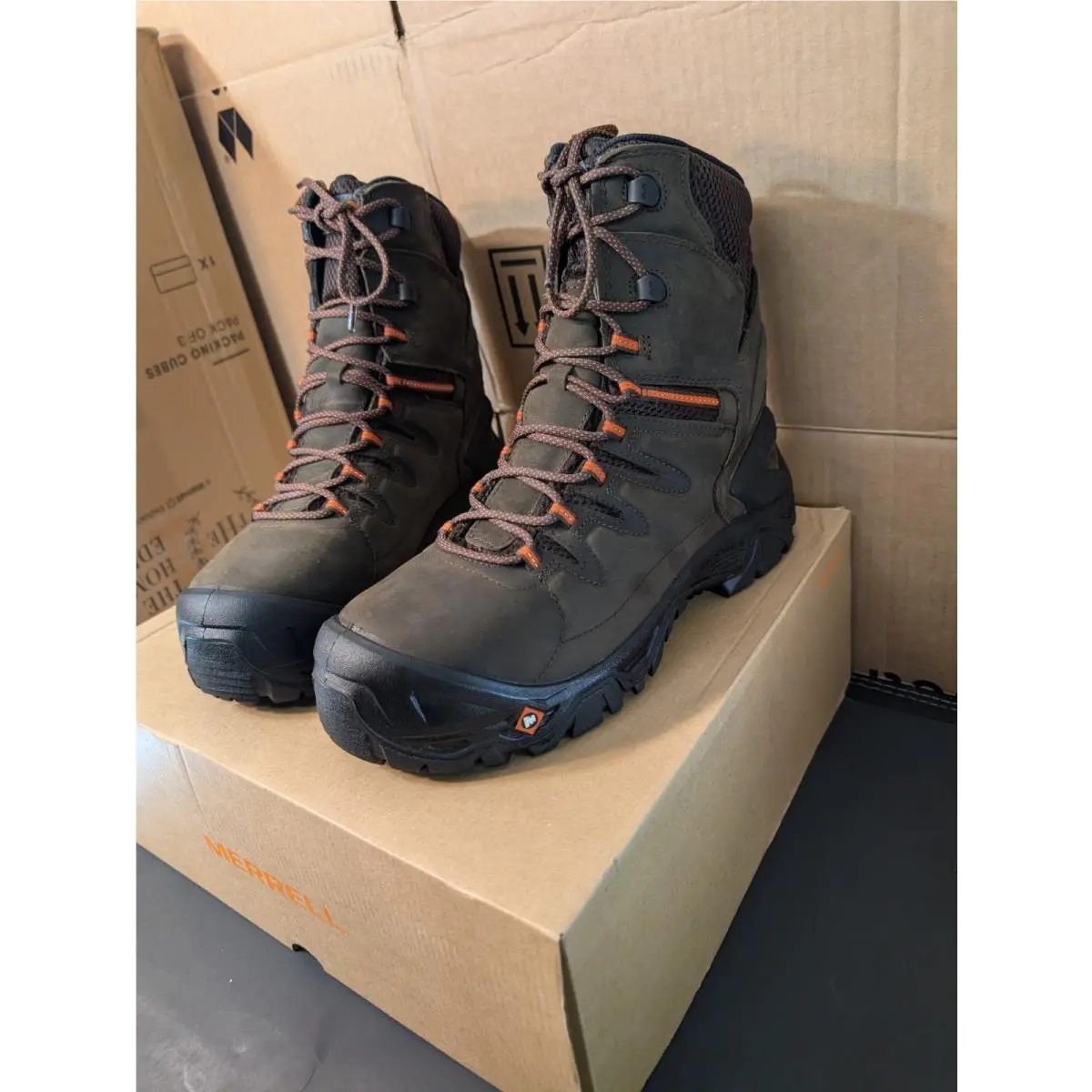 Merrell shoes - Merrell Strongfield Composite Toe - Strongfield Composite Toe - J099527 - Espresso 19