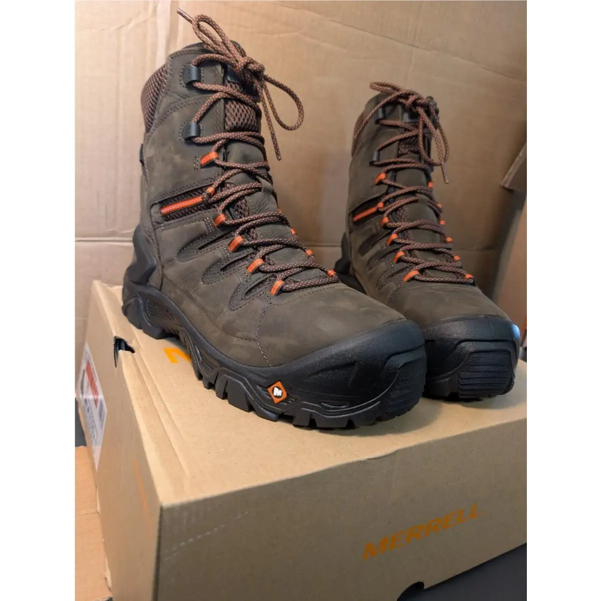Merrell shoes - Merrell Strongfield Composite Toe - Strongfield Composite Toe - J099527 - Espresso 4