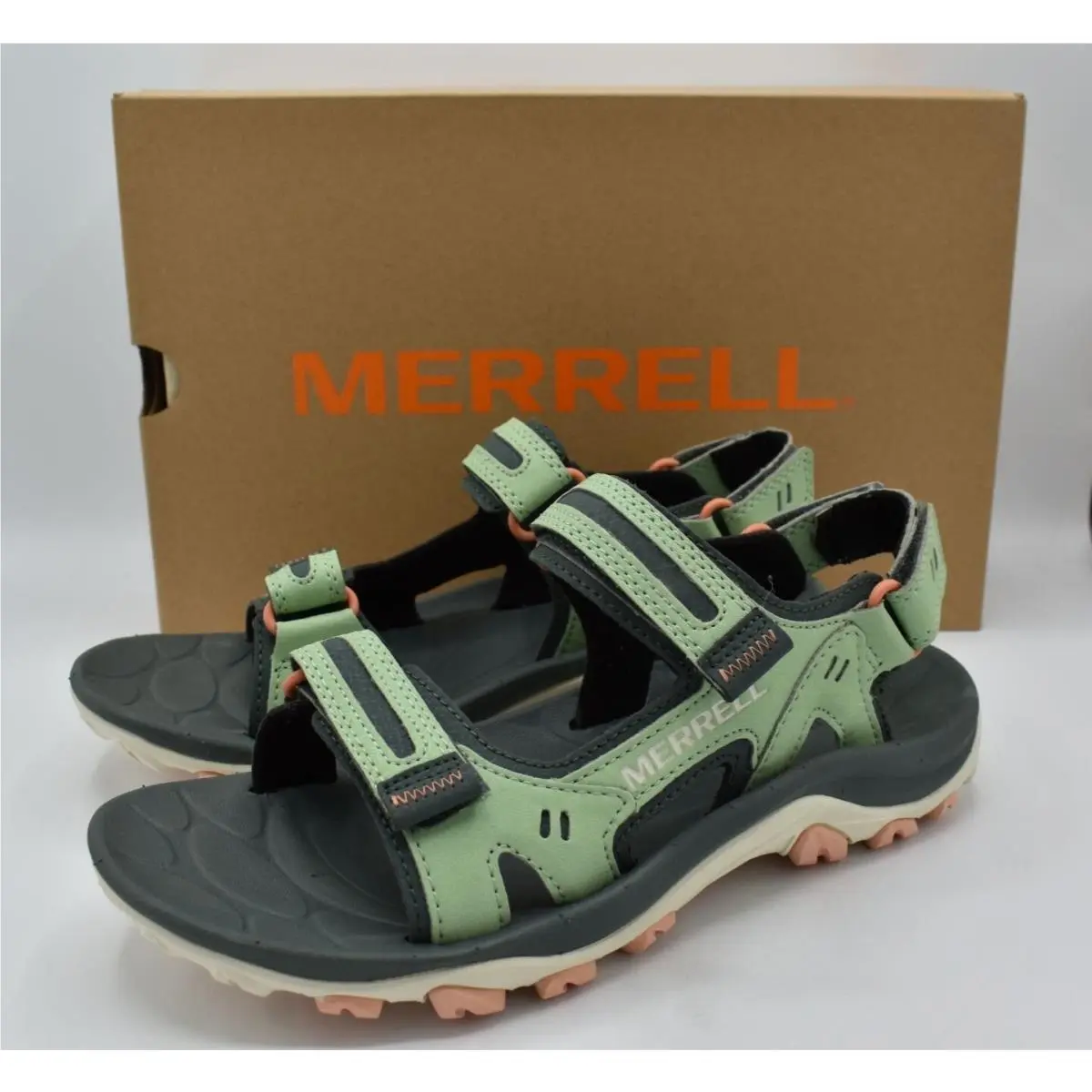 Merrell Womens Size 9 Huntington Sport Convertible Green Open Toe Sandals Shoes