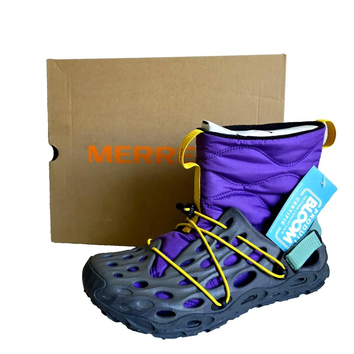 Merrell Hydro Moc AT Puff Mid 1TRL Men`s Size 10 Charcoal Purple