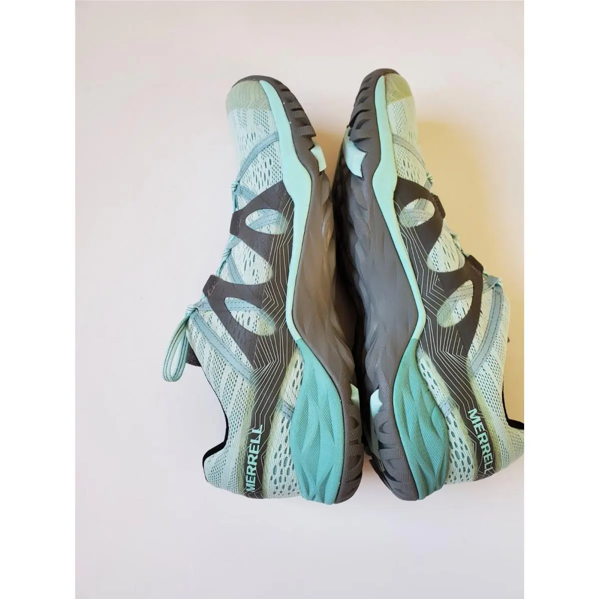 Merrell shoes - Merrell Women`s 10 Siren Hex™ Q2 E-Mesh Hiking Shoes in Bleached - J12396 - Blue (UPC: 884401222755) 2