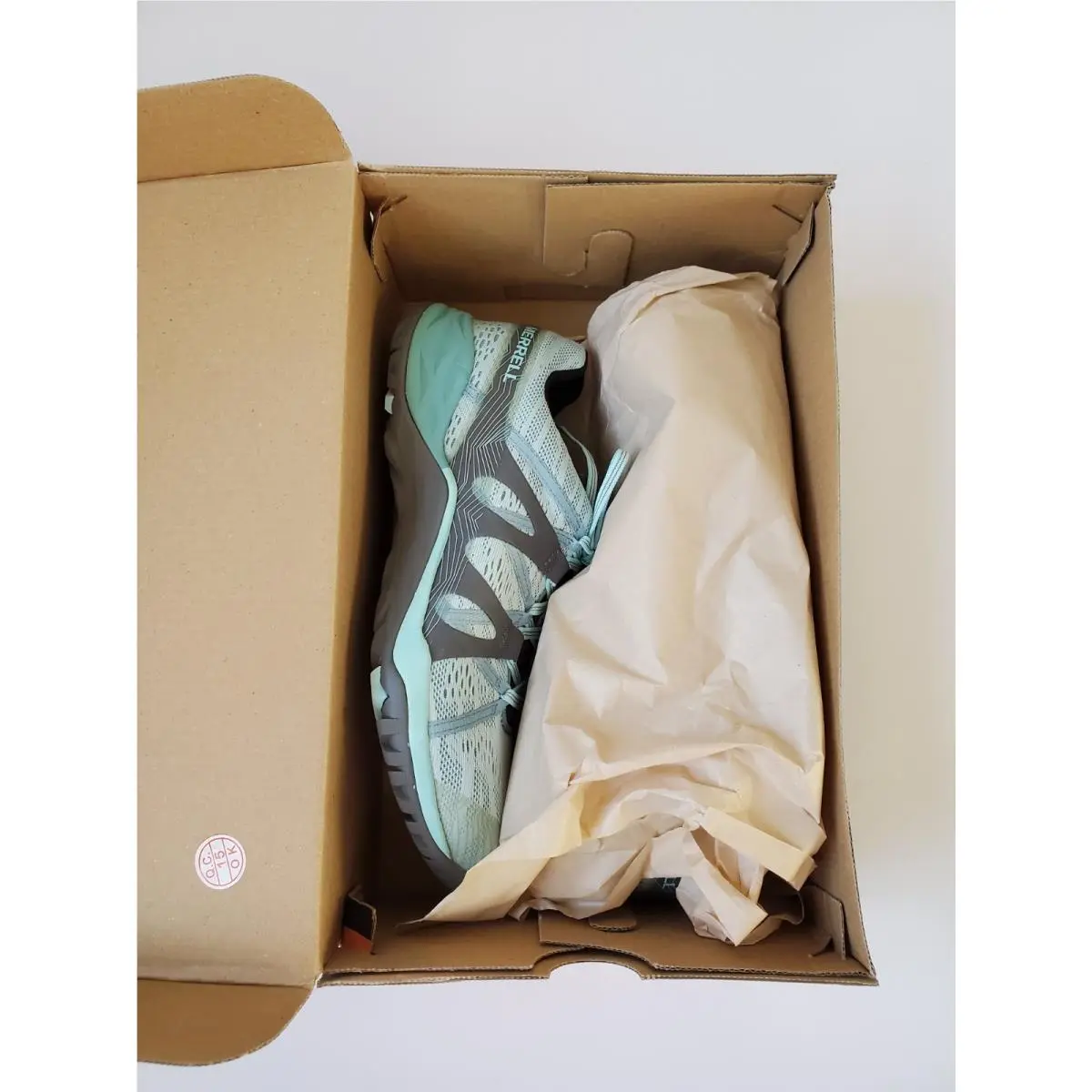 Merrell shoes - Merrell Women`s 10 Siren Hex™ Q2 E-Mesh Hiking Shoes in Bleached - J12396 - Blue (UPC: 884401222755) 6