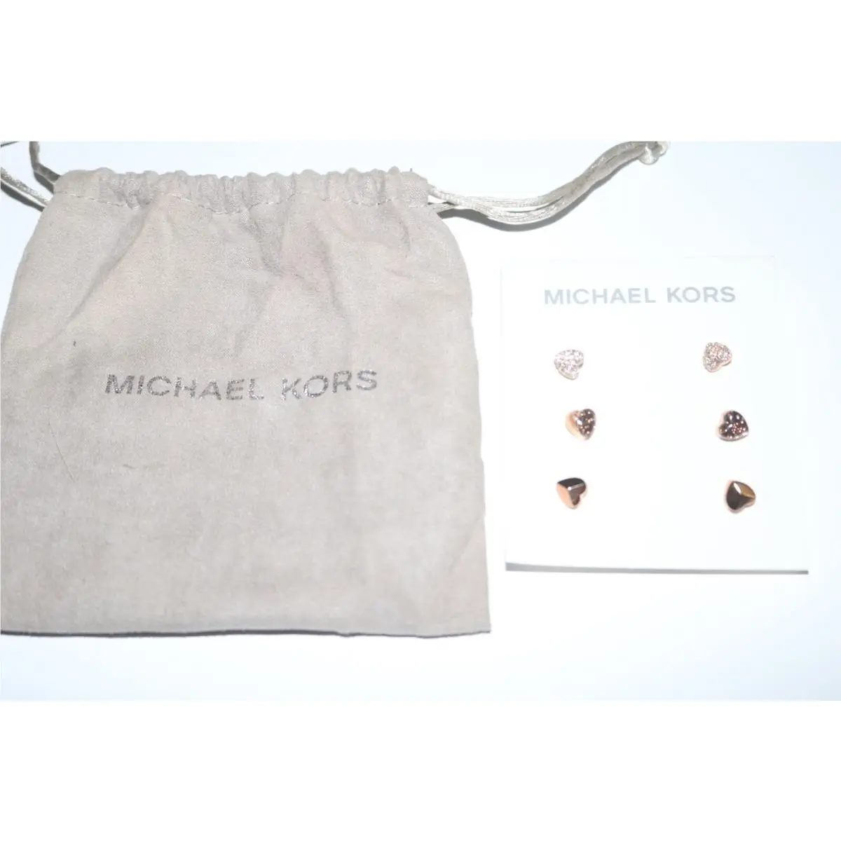 Heart Logo Love Earrings by Michael Kors