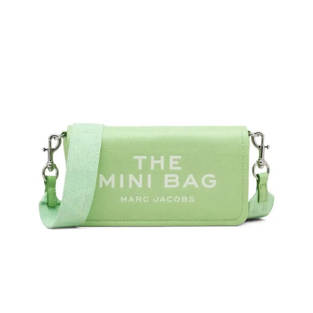 Marc Jacobs Women’s The Mini Bag Crossbody Leather Peppermint/ Siver