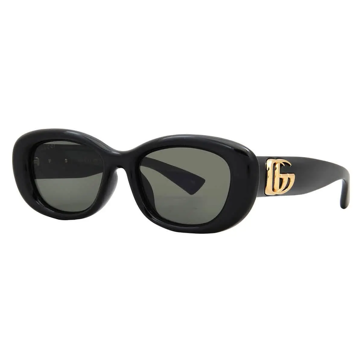 Gucci Grey Oval Ladies Sunglasses GG1829SK 001 53 GG1829SK 001 53