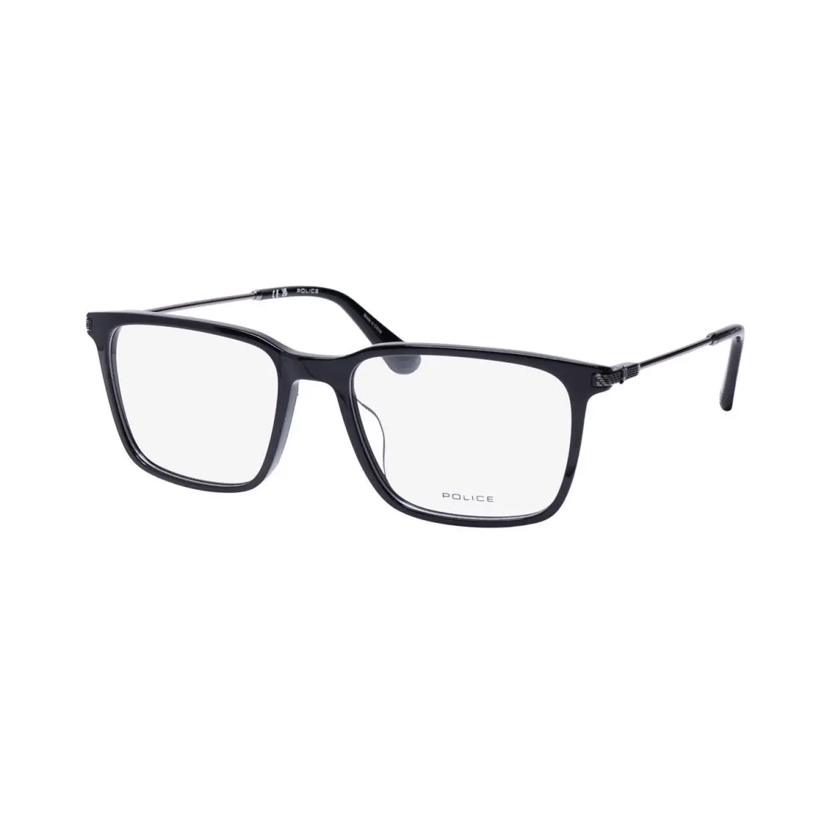 Police VPLG77 Octane 5 Eyewear 0700 Black Mens Plastic Full-rim 53-17-145