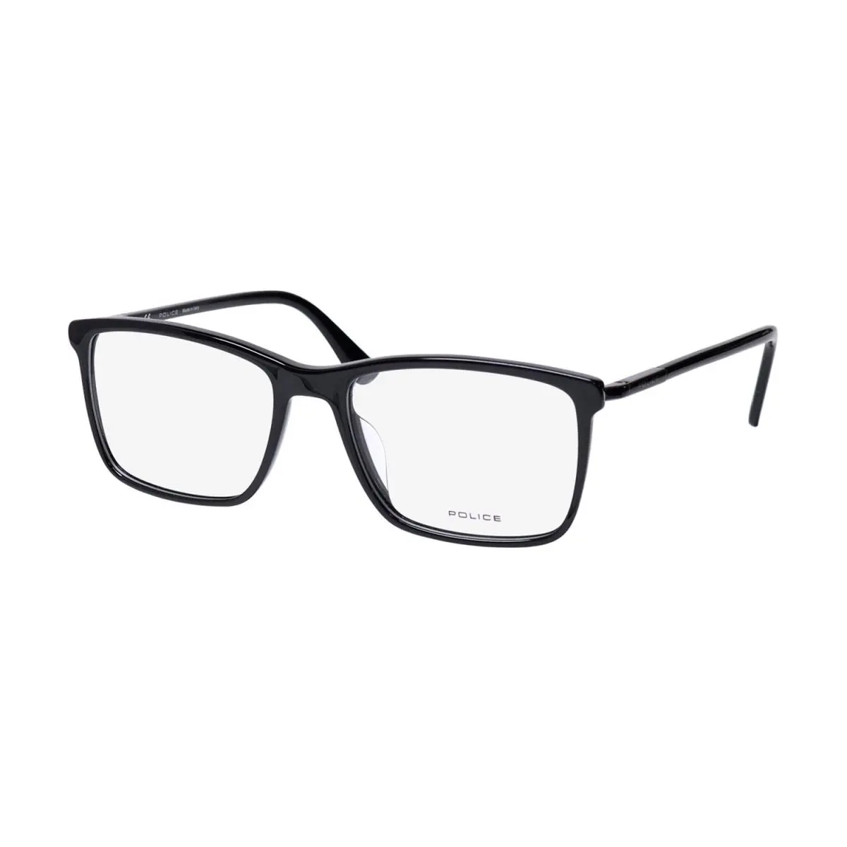 Police VPLD11N Tumbler 1 Eyeglasses Rectangular 54-17-145 Black 0700