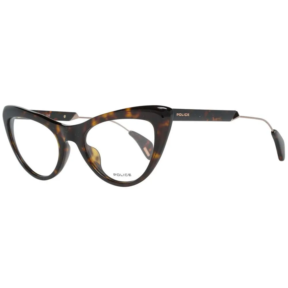 Police Brown Metal Plastic Glasses Frames - PO-1018582