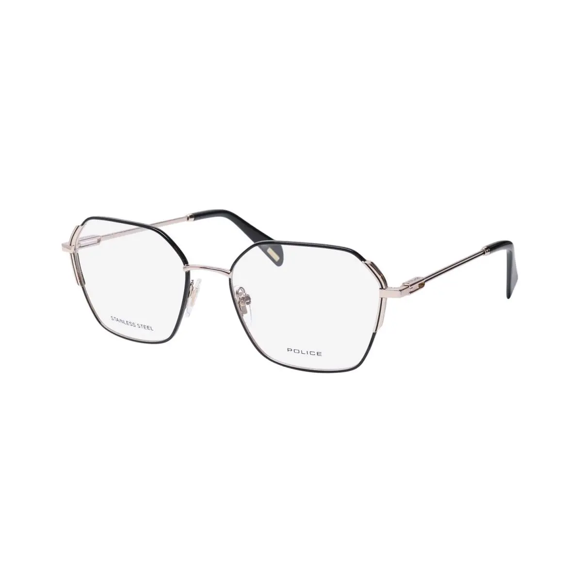 Police VPLF25 Sunset 1 Eyewear Womens Geometric Metal Plastic 0301 Black