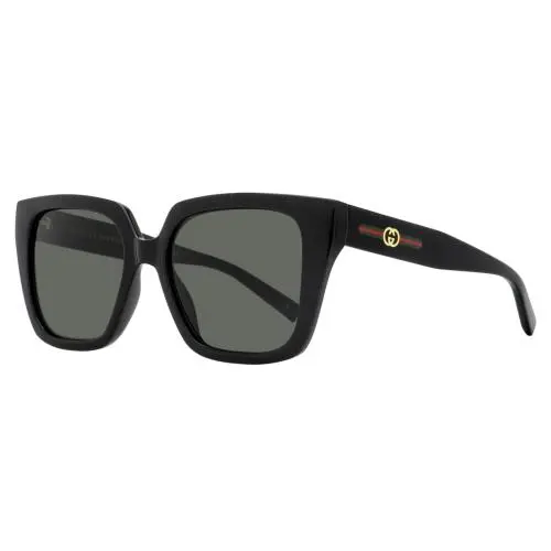 Oversize Square Sunglasses GG2102S 001 Black 54mm by Gucci