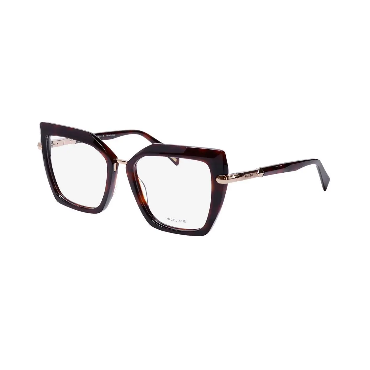Police VPLP54 Mermaid 6 Eyeglasses Cat Eye 0752 Plastic 53-17-140 Italy