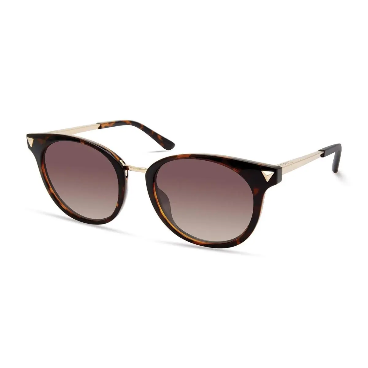 Womens Stud Acccent Round Sunglasses Round Sunglasses by Guess