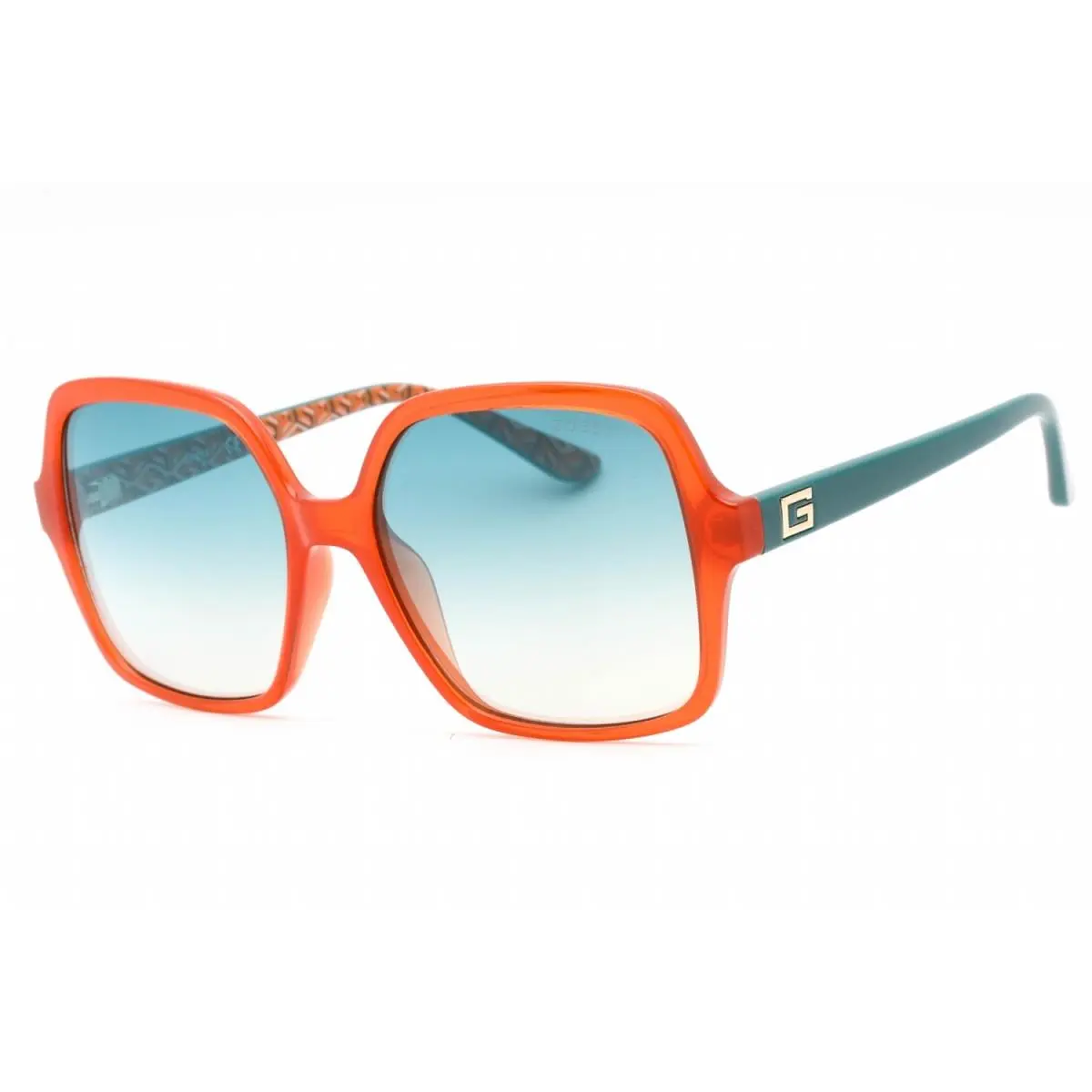 GU7921-H 44X Orange/blue Gradient Mirror 57-17-140 Sunglasses by Guess