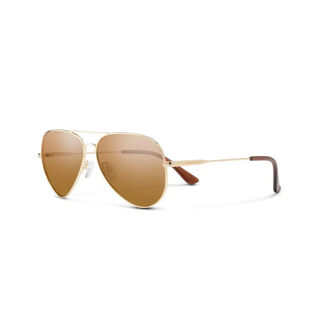 Smith Optics Suncloud Hard Deck Sunglasses - Gold - Brown
