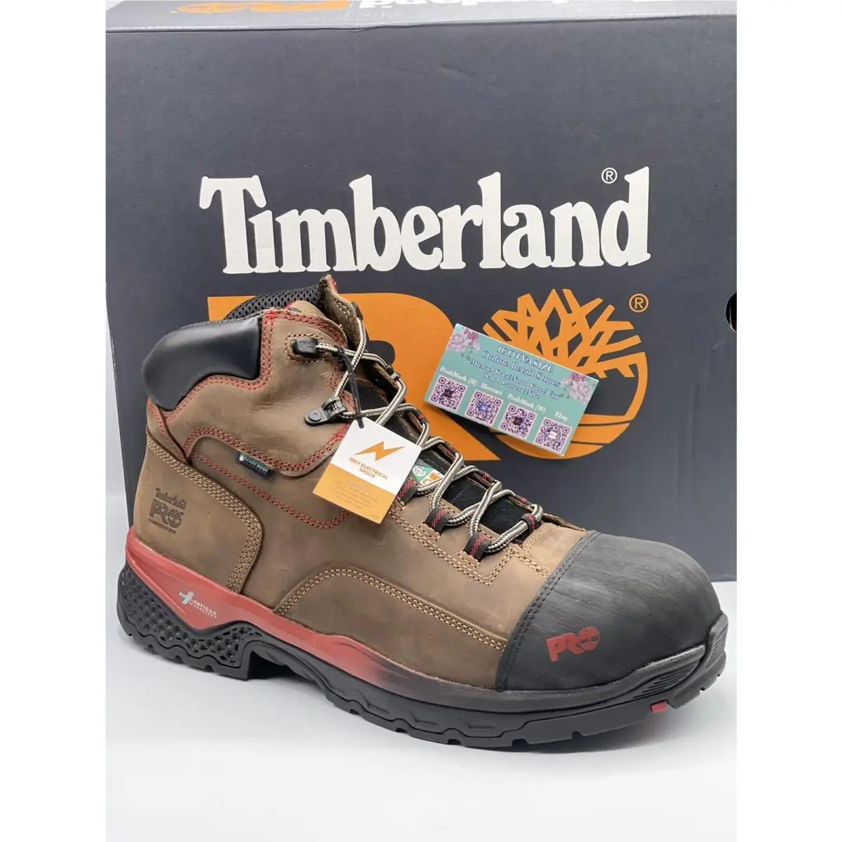 Timberland Pro 6 Bosshog Composite Safety Toe Waterproof Boot Size 14