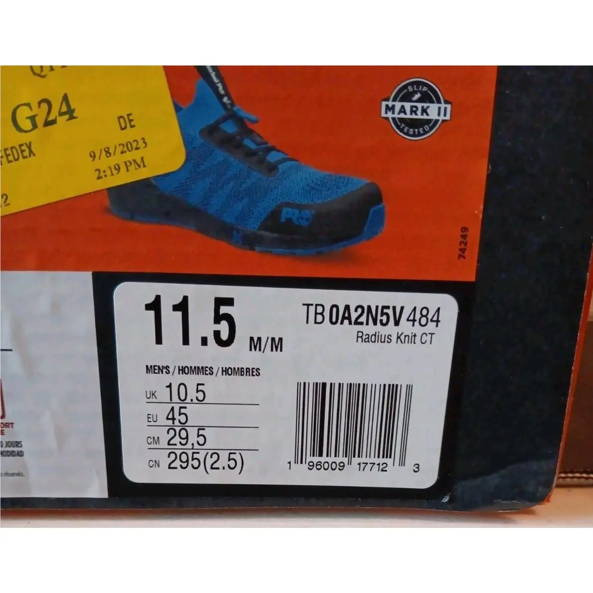 Timberland shoes - PRO Radius Knit Composite - PRO Radius Knit Composite - Blue (UPC: 196009171749) 2