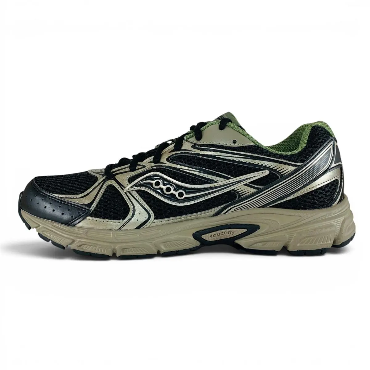 Saucony Ride Millennium Disrupt Olivine Black Sneakers Men`s Shoes S70812-80