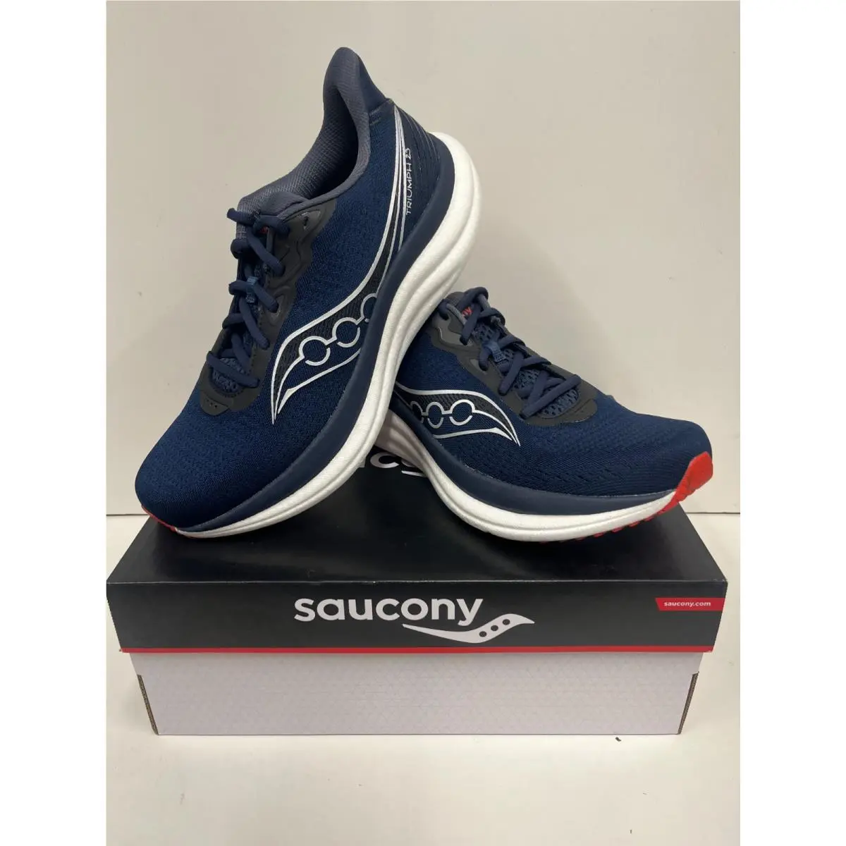 Saucony shoes - Saucony Triumph 23 - Triumph - Navy/Red (210) 6