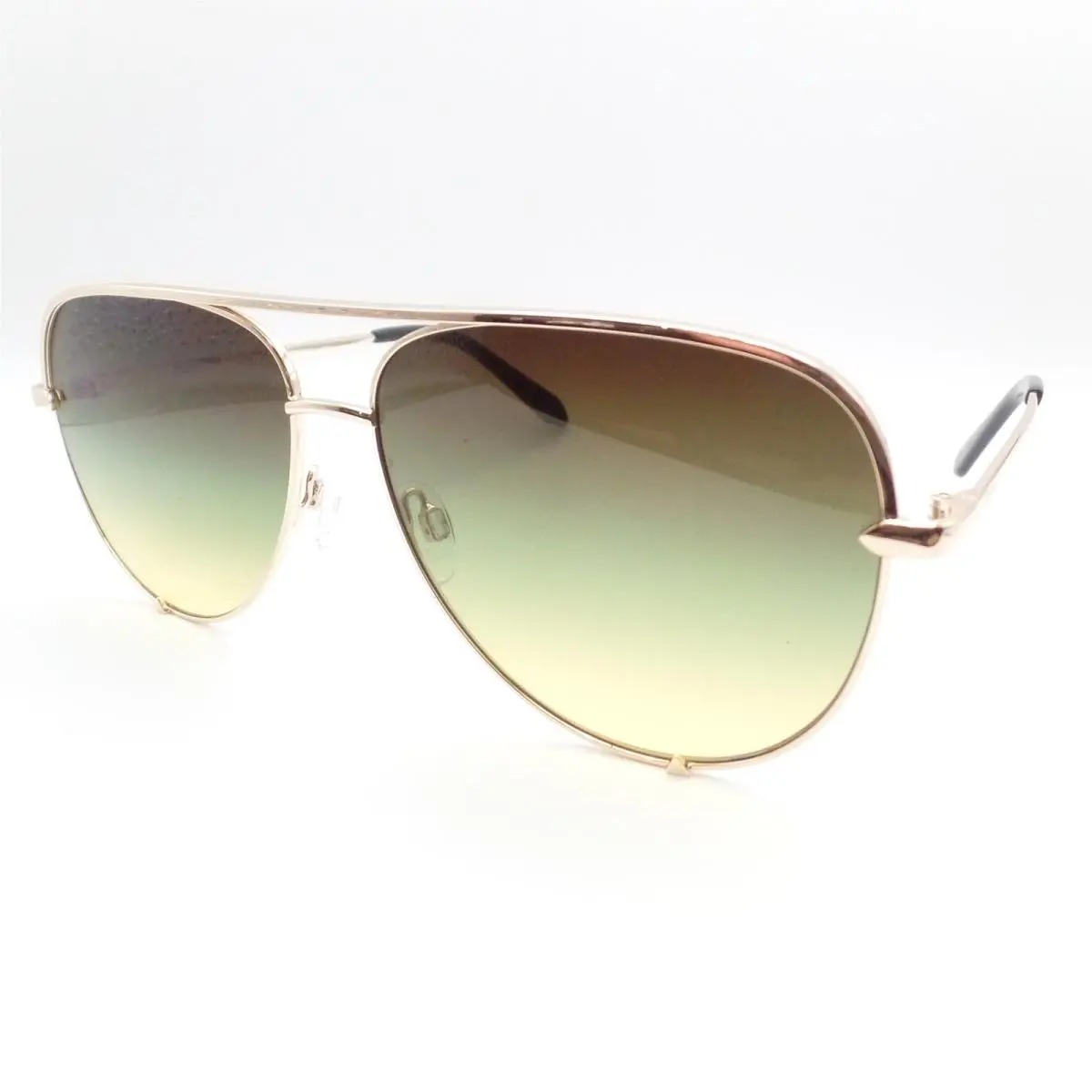 Quay High Key Twist Gold Pistachio Glow Sunglasses 81697