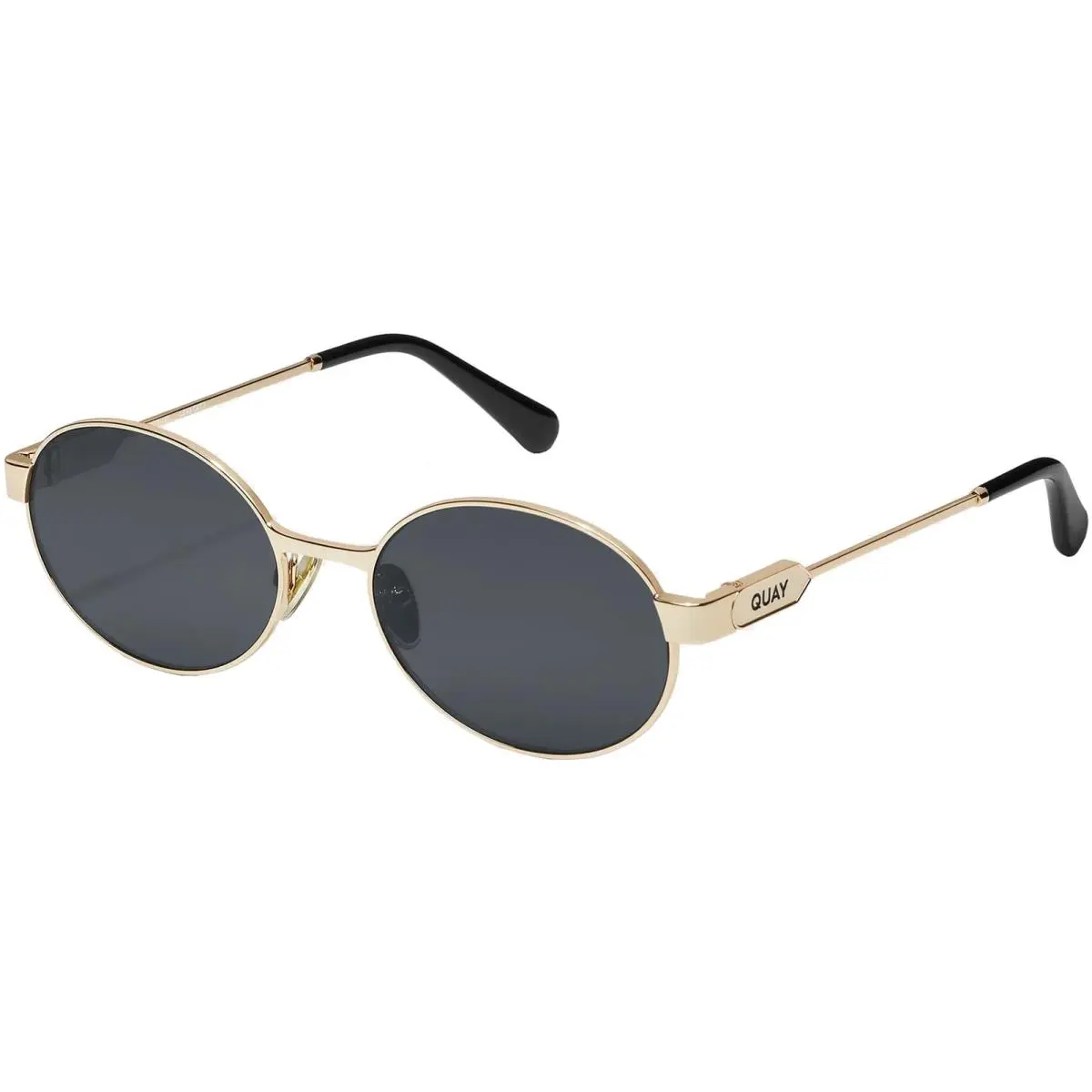 Quay Anyways Gold-tone Oval Sunglasses - NO NS 2322 Gldsmk