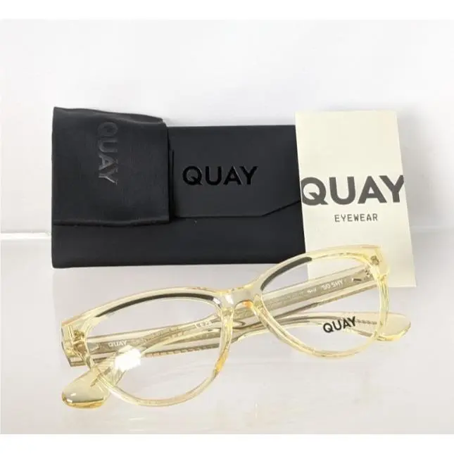 Quay Eyeglasses SO Shy 78112 54mm Yellow Frame