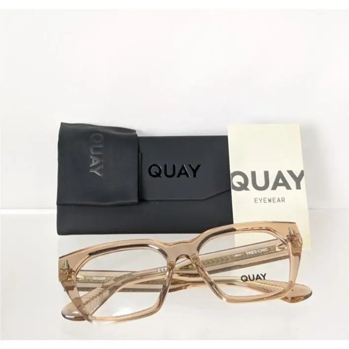 Quay Eyeglasses Tres Chic 78117 54mm Whiskey Frame