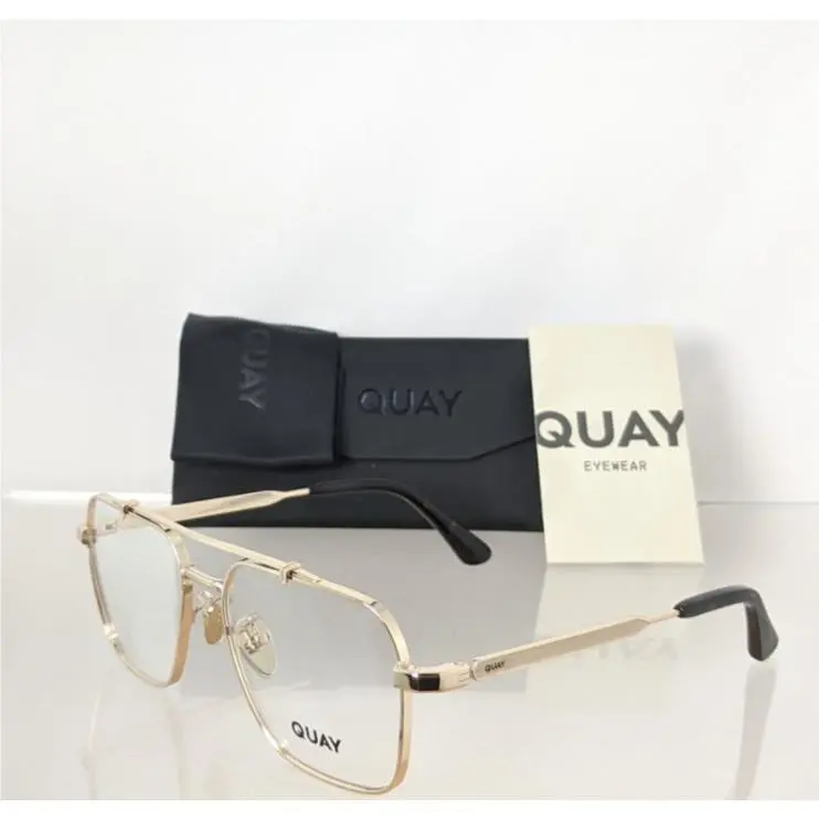 Quay Eyeglasses Call Back 80557 Gold 55mm Frame