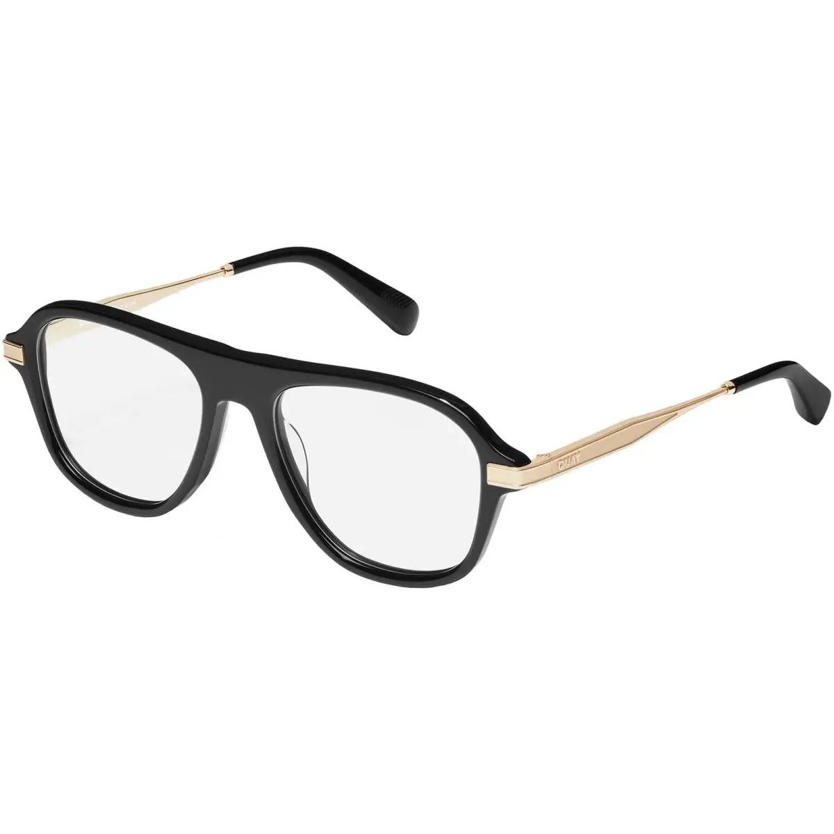 Quay Not Sorry Black Navigator Eyeglass Frames - OG OF 2760 Blkrx