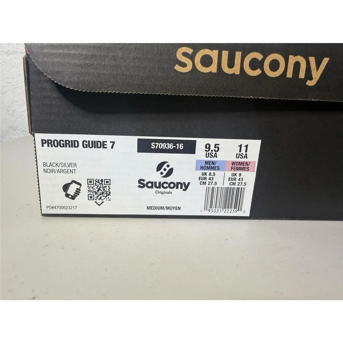 Saucony shoes - Saucony ProGrid Guide 7 - ProGrid Guide - S70936-16 - Black 7