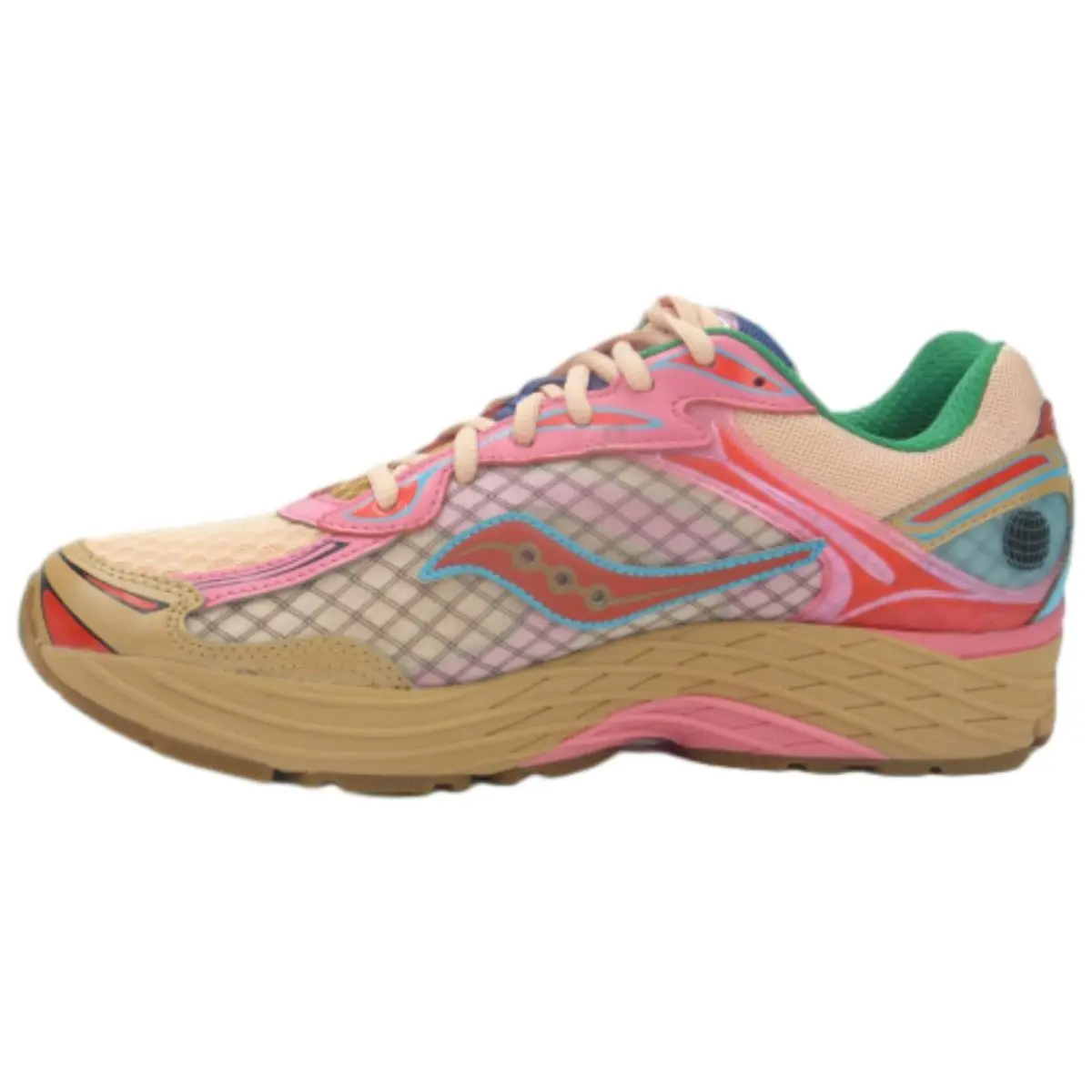Saucony shoes - Saucony Progrid Omni 9 - Progrid Omni - Tan/ Pink (UPC: 195020731598) 8