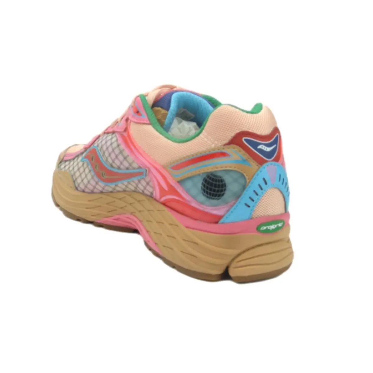 Saucony shoes - Saucony Progrid Omni 9 - Progrid Omni - Tan/ Pink (UPC: 195020731598) 3