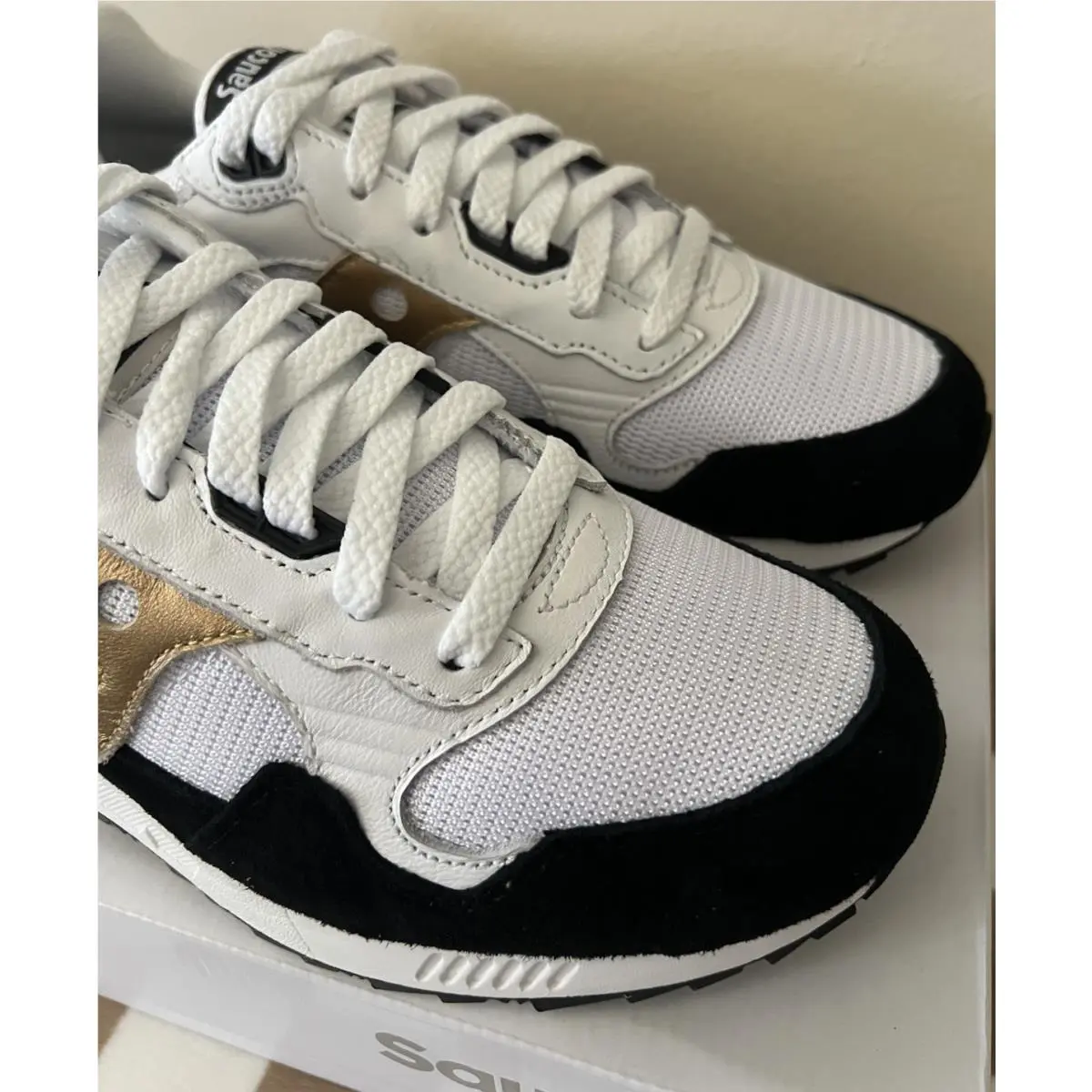 Saucony shoes - Saucony Shadow 5000 - Shadow - S70919-1 - White/Black/Gold 1