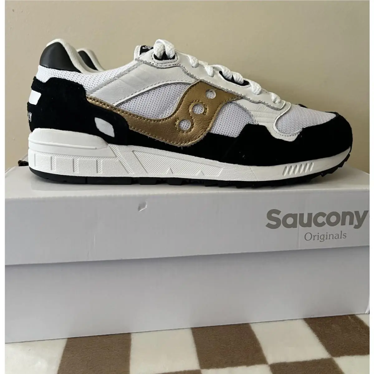 Saucony shoes - Saucony Shadow 5000 - Shadow - S70919-1 - White/Black/Gold 0