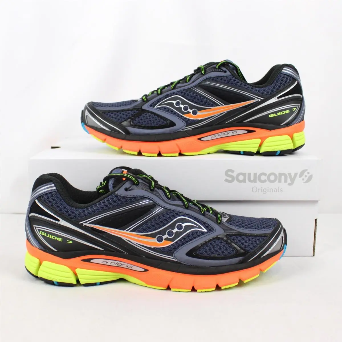 Saucony Progrid Guide 7 Sneakers In Grey/multi - Unisex M9/W10.5 S70936-13
