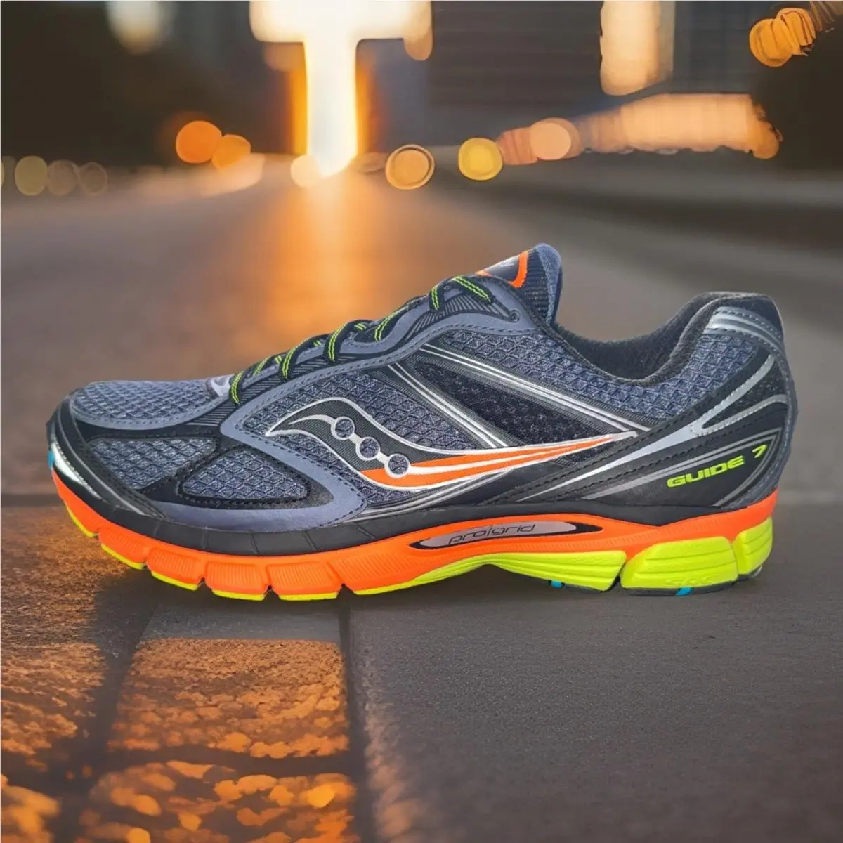 Men`s Size 11 Saucony Guide 7 Grey Multi Running S70936-13