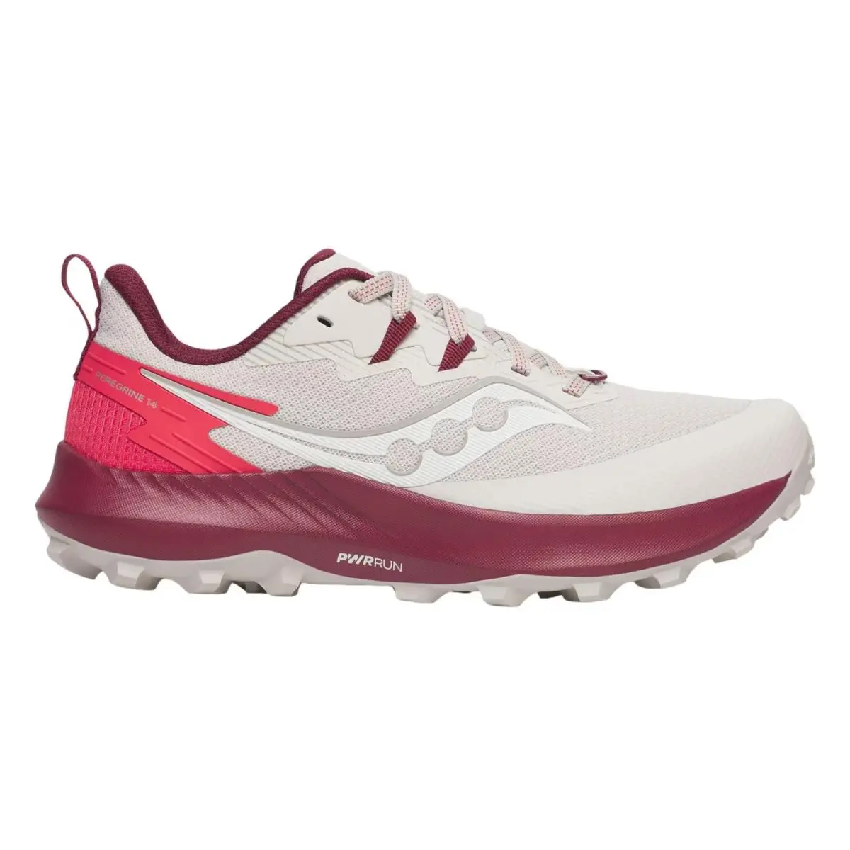 Saucony Peregrine 14 Dove / Currant S10916-240 Women`s Size 6 Medium