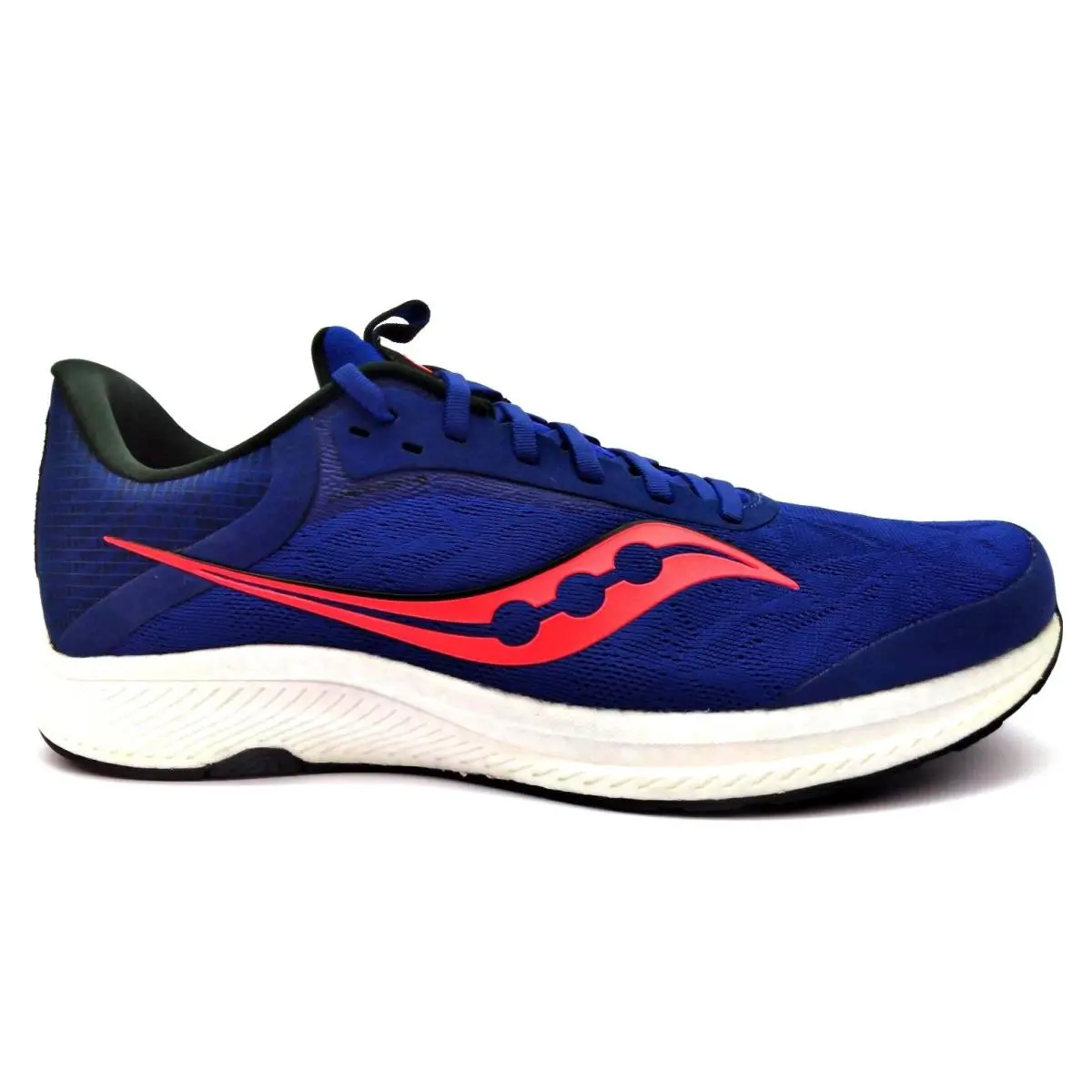 Saucony Men`s Running Shoes Freedom 5 Sneakers Sapphere Vizired Bleu Size 11.5 M