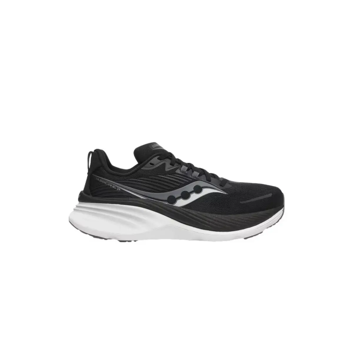 Saucony Hurricane 24 Black / Carbon S20933-100 Men`s Size 11.5 Medium