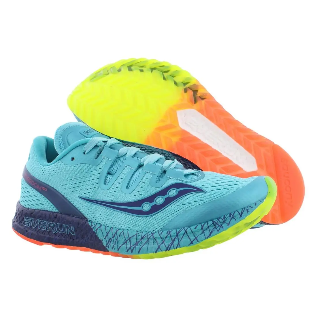 Saucony Freedom Iso Womens Shoes Size 5 Color: Blue/coton
