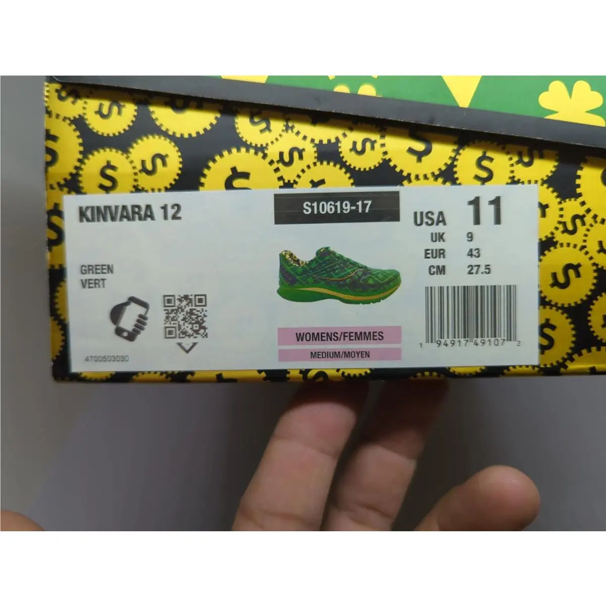 Saucony shoes - Saucony Kinvara 12 - Kinvara - S10619-17 - Green (UPC: 194917491072) 11