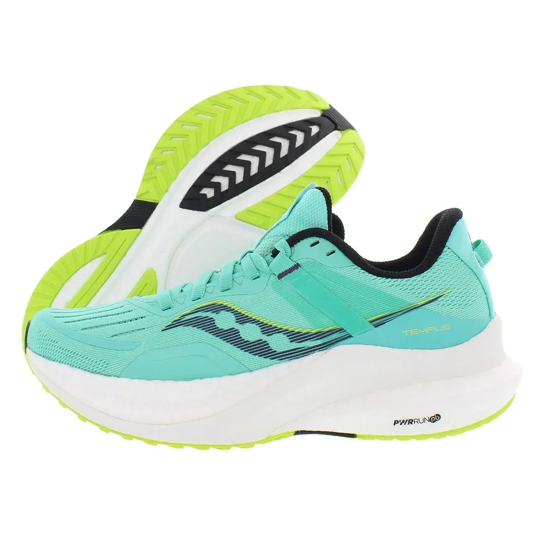Saucony Tempus Womens Shoes Size 6.5 Color: Cool Mint/acid Comme