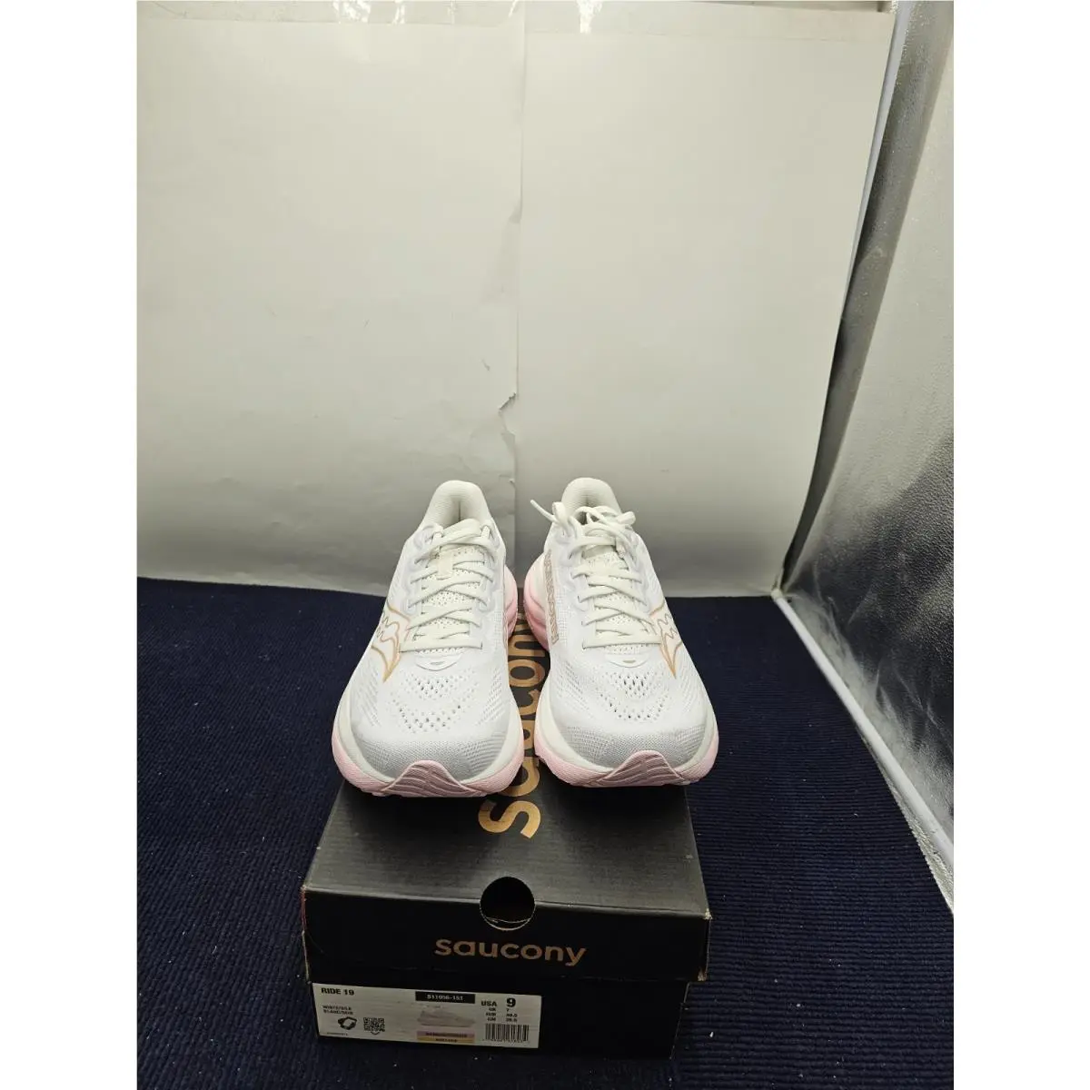 Saucony shoes - Ride 19 - Ride - S11056-110 - WHITE | SILK (UPC: 195021618034) 0