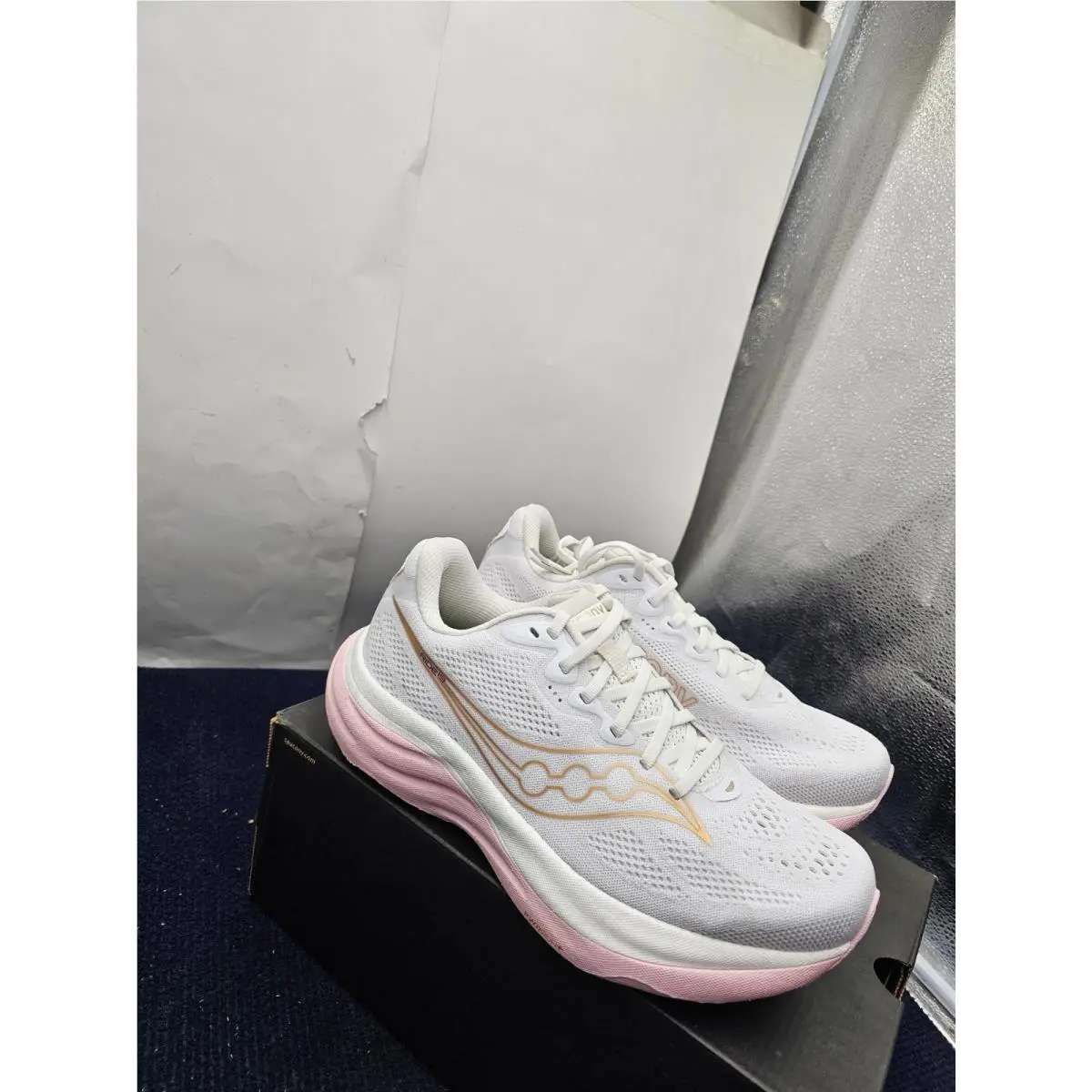 Saucony shoes - Ride 19 - Ride - S11056-110 - WHITE | SILK (UPC: 195021618034) 1