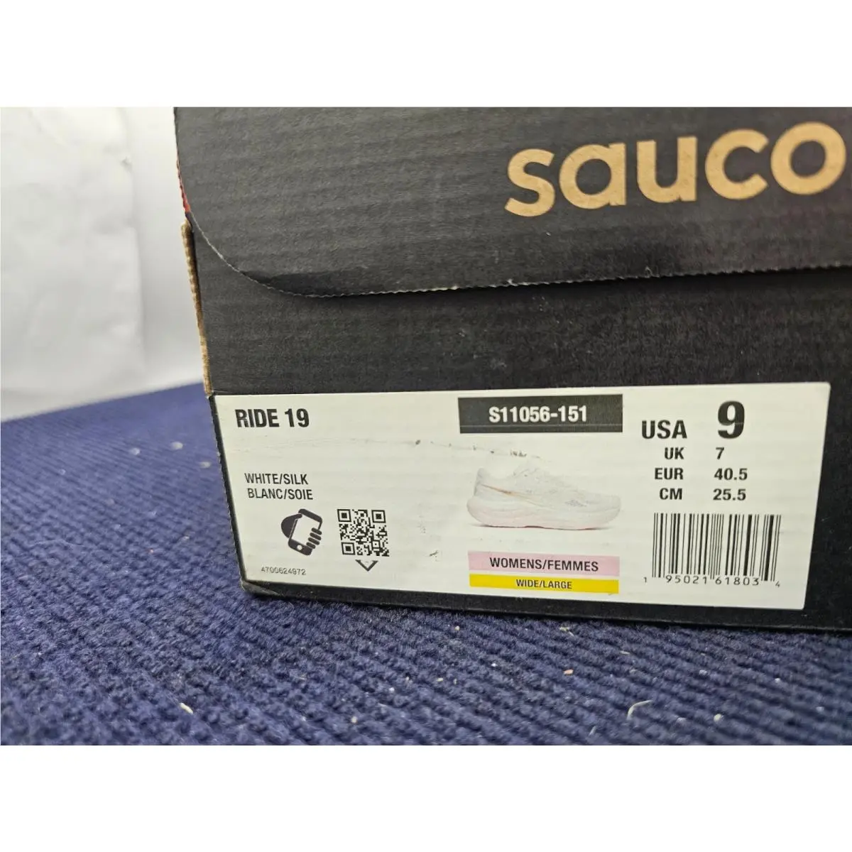 Saucony shoes - Ride 19 - Ride - S11056-110 - WHITE | SILK (UPC: 195021618034) 4