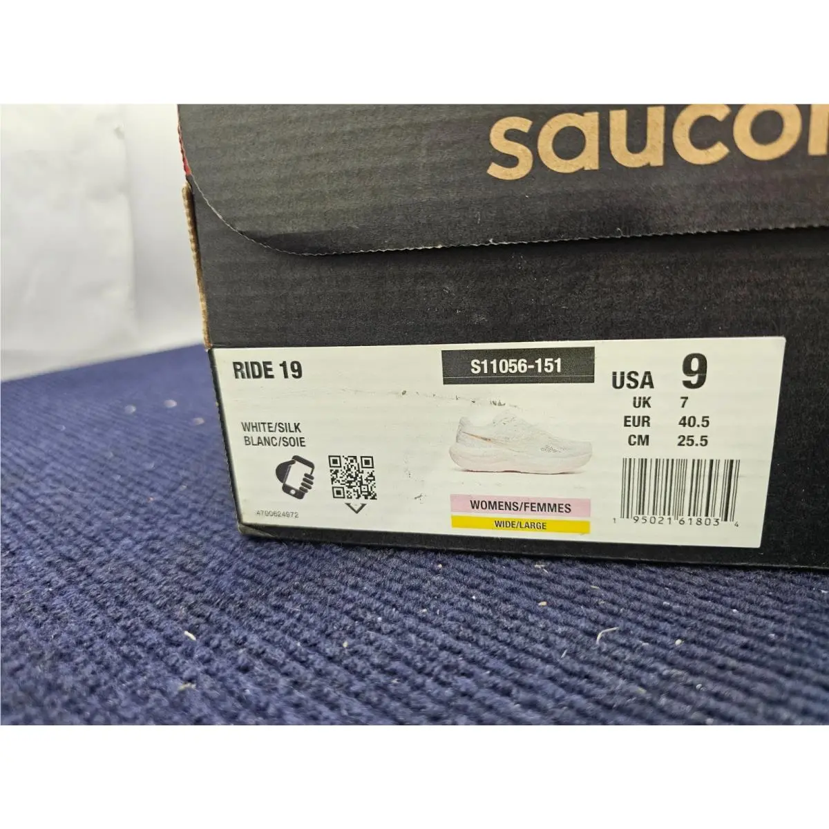 Saucony shoes - Ride 19 - Ride - S11056-110 - WHITE | SILK (UPC: 195021618034) 5