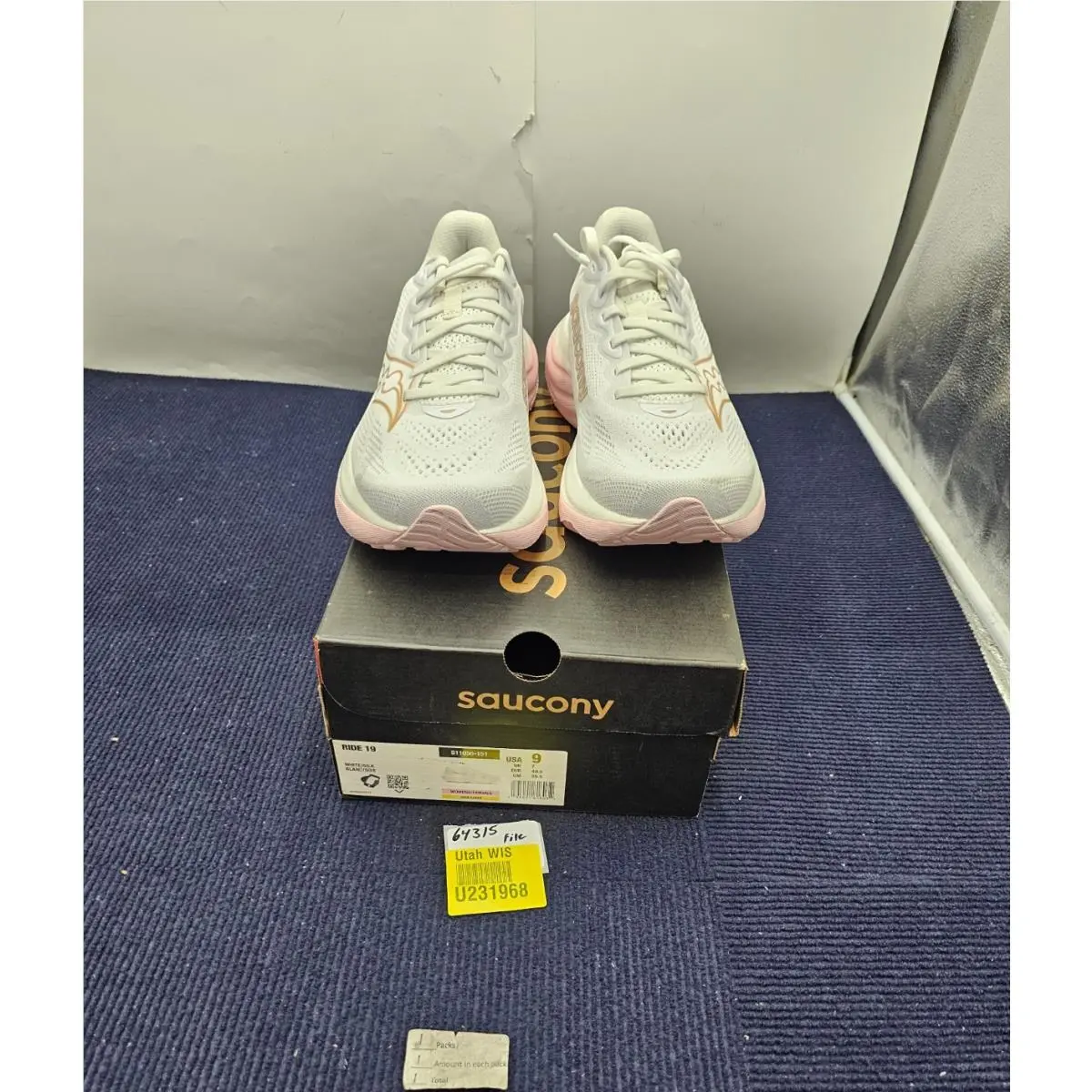 Saucony shoes - Ride 19 - Ride - S11056-110 - WHITE | SILK (UPC: 195021618034) 6