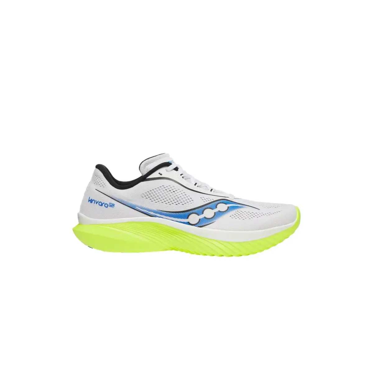 Saucony Kinvara 15 White / Citron S20967-153 Men`s Size 13 Medium