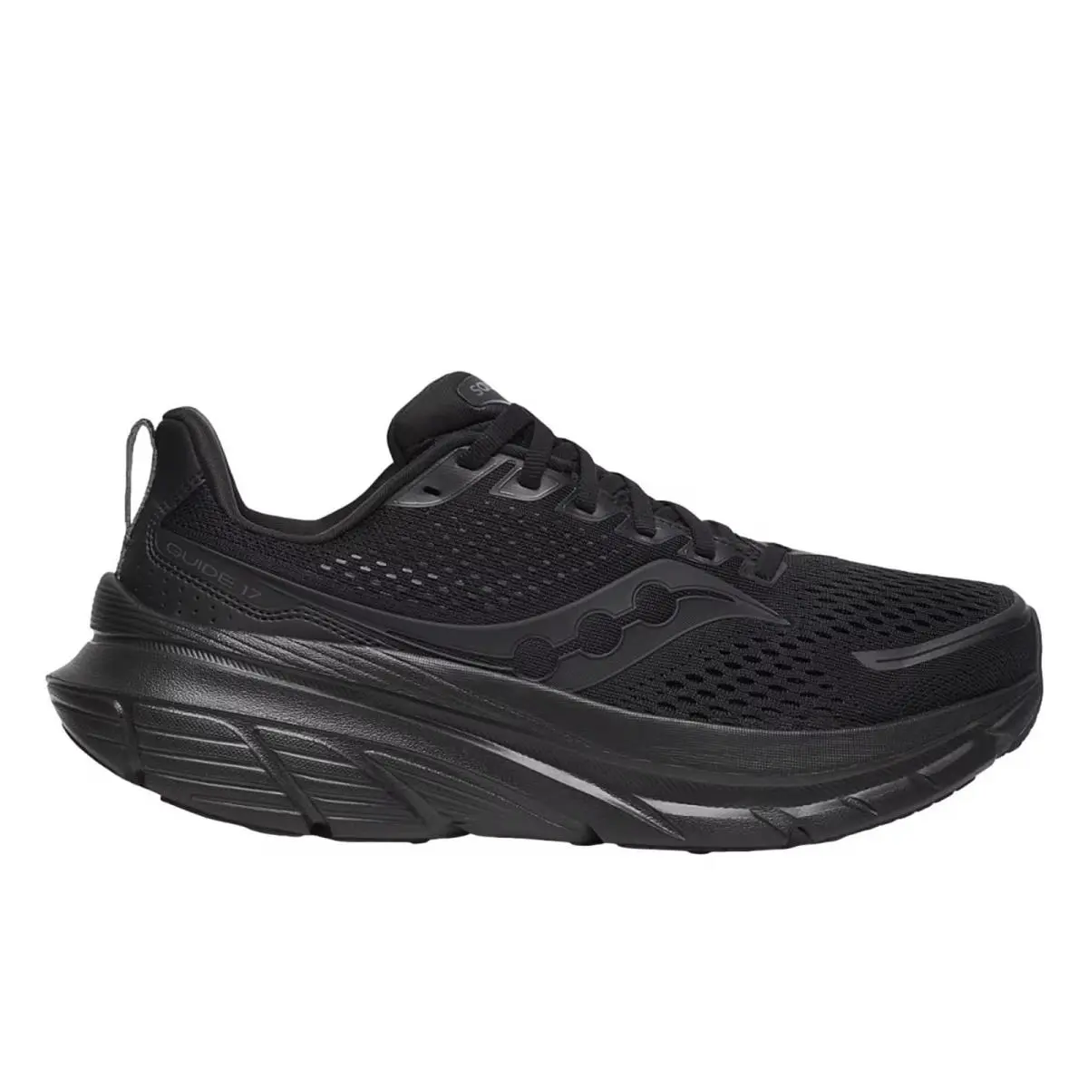 Saucony Guide 17 Black / Black S20936-200 Men`s Size 8 Medium
